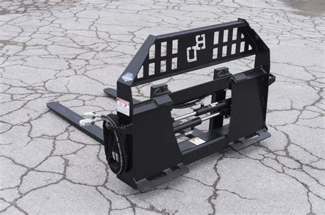 hydraulic skid steer pallet forks|hydraulic adjustable skid steer forks.